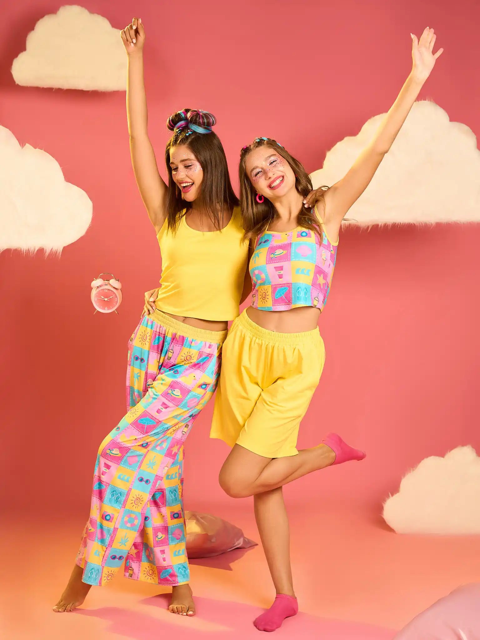 Yellow Cozy Short